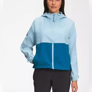 The North Face Class V Full Zip Hood Jacket Small Blue